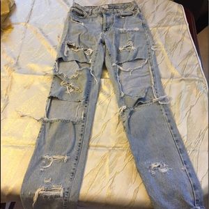 Vintage Calvin Klein Distressed Mom Jeans